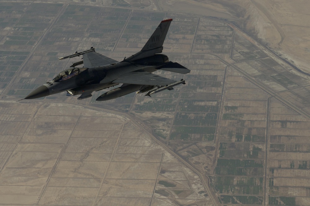 KC-135 Refueling mission over Iraq