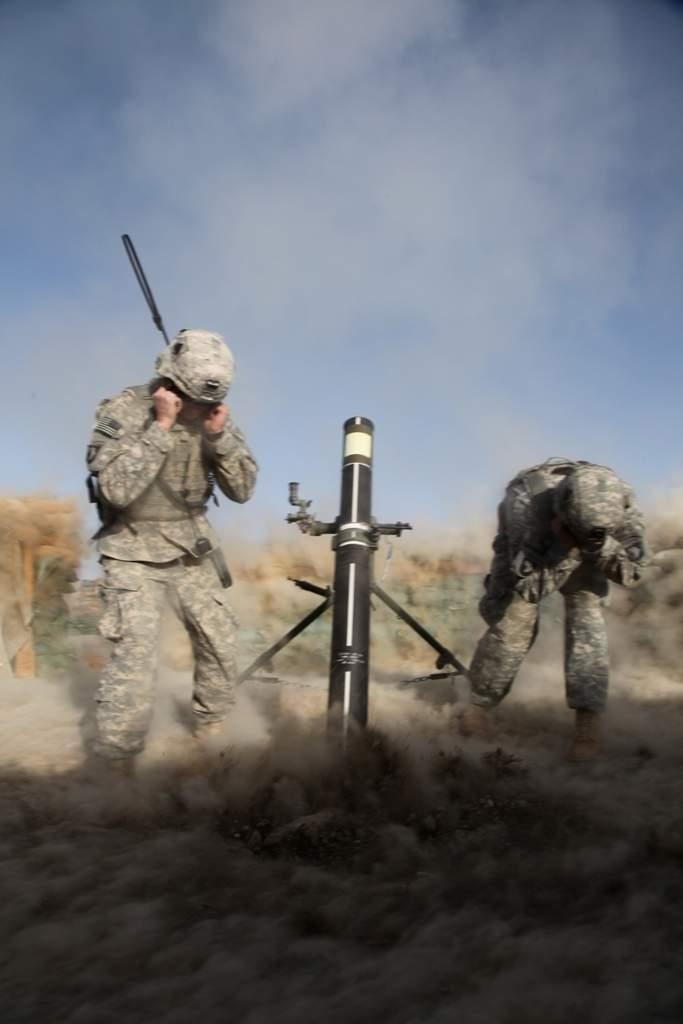 TF Currahee first to test the Precision Guided Munitions 120mm mortar round in Afghanistan