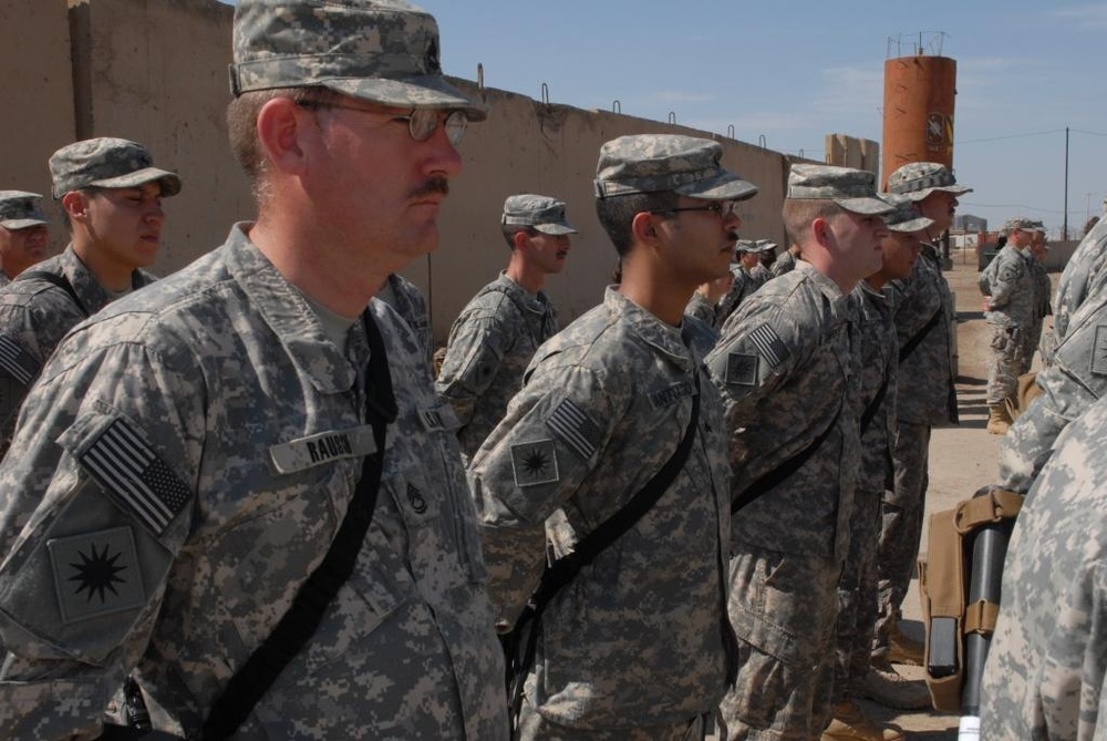 40th CAB Soldiers Earn their Combat Patch