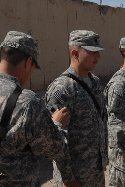 40th CAB Soldiers Earn their Combat Patch