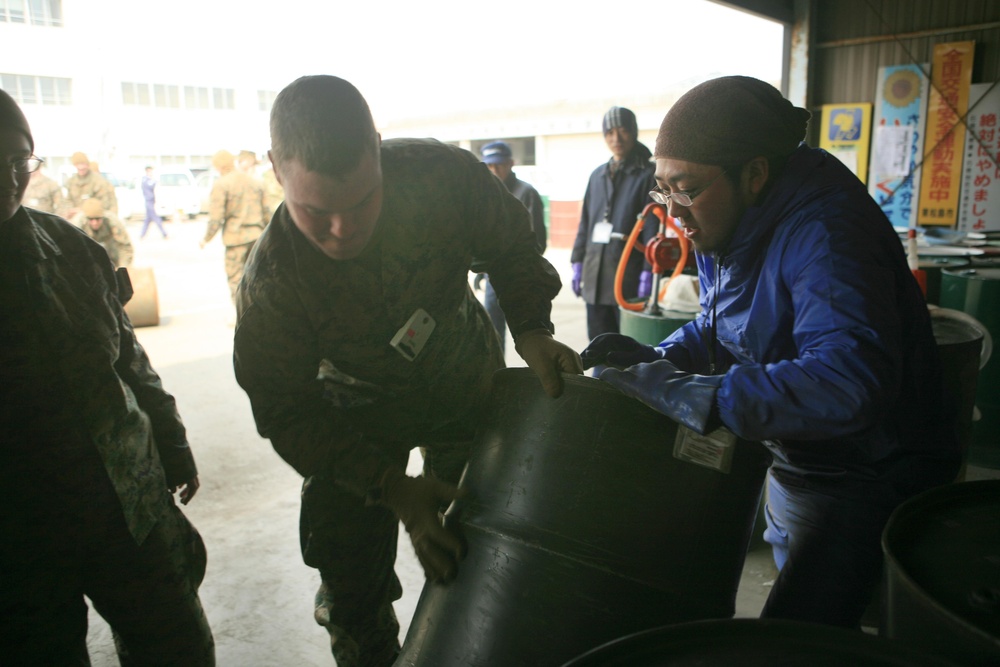 Task Force Fuji provides manpower, supplies in disaster relief efforts