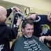 Navy Doctor Gets Hair Cut For St. Baldrick's Day