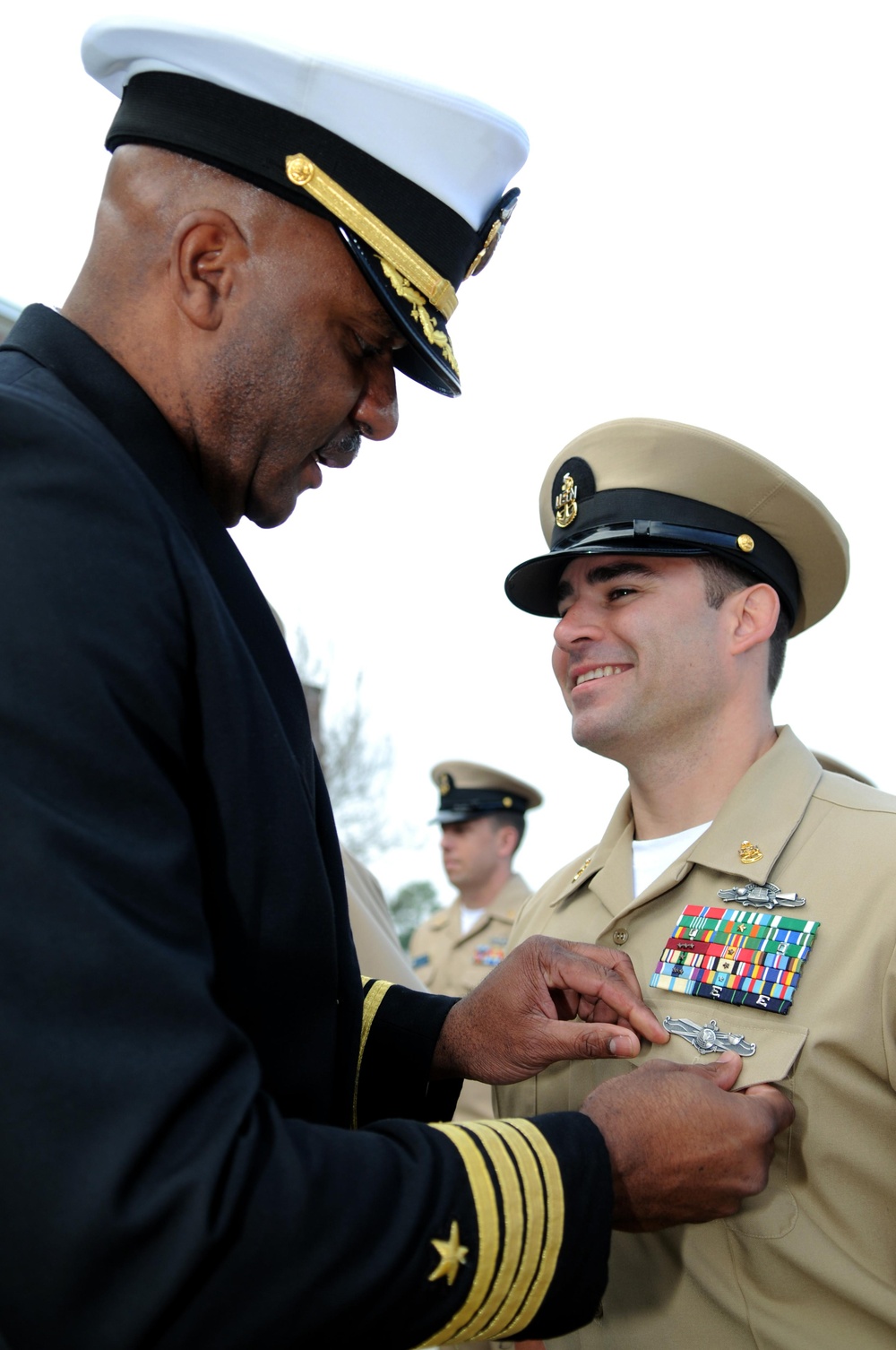 EIDWS Pinning During Awards Ceremony