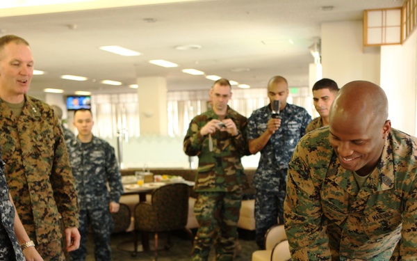 Navy chiefs celebrate 118th birthday at Yokota