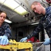 USS Ronald Reagan Sailors Work on Jet Engine