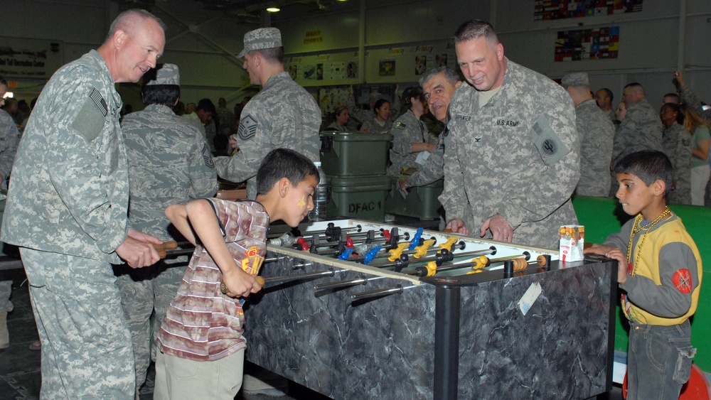 Iraqi kids enjoy day of fun on JBB
