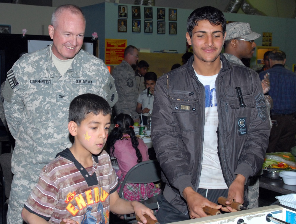 Iraqi kids enjoy day of fun on JBB