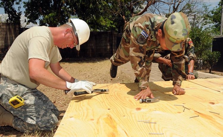 Salvadoran exercise serves as a homecoming for some