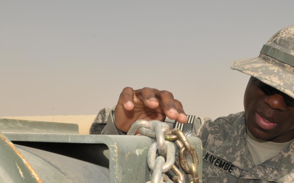 Inspeciting cargo at the SSA