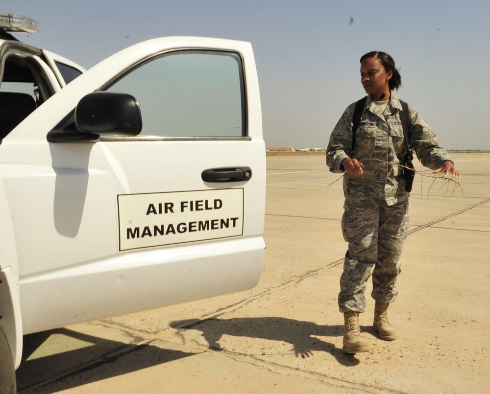 Sixteen million square feet of yard work for this Airman