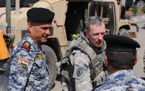 USD-C Commander visits 4th Iraqi Federal Police Division at Joint Security Station Jehad