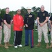 Marines partner with youth football camp
