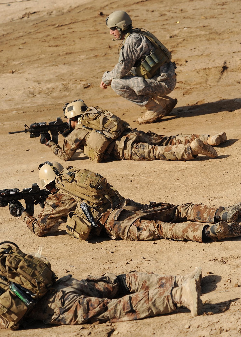Iraqi Emergency Response Brigade Conducts Weapons Training