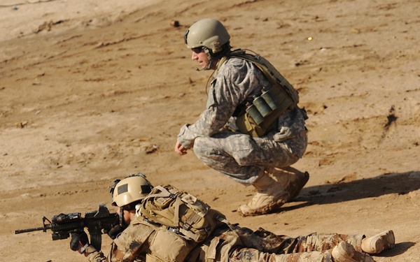 Iraqi Emergency Response Brigade Conducts Weapons Training