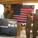 Spouses at home attend re-enlistments downrange