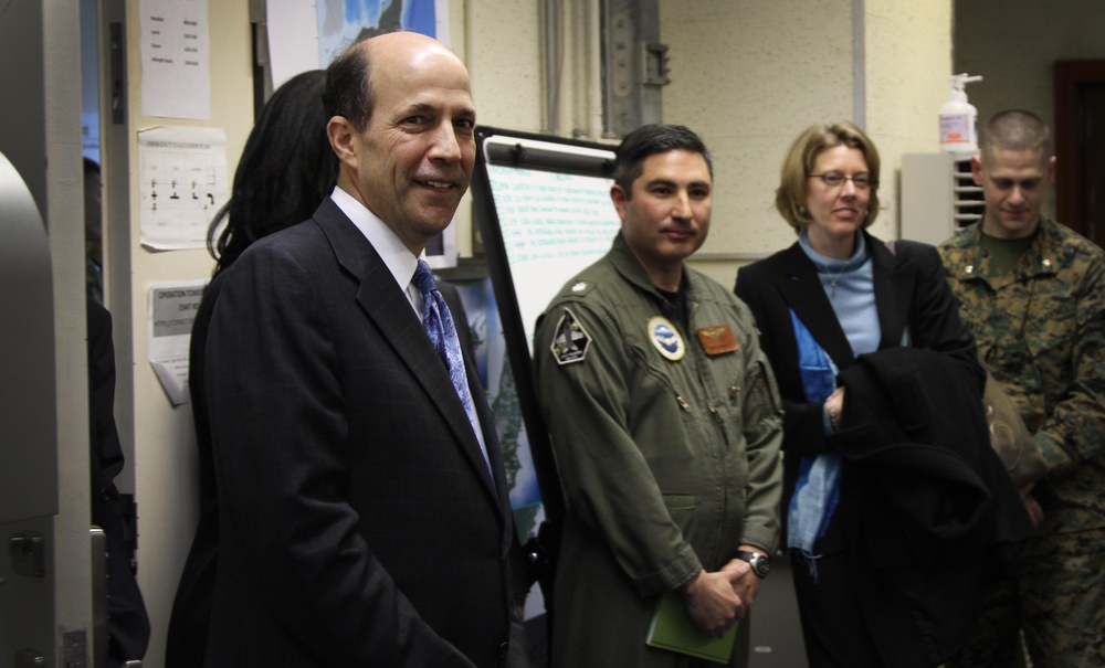 Ambassator Roos met with Adm. Patrick M. Walsh