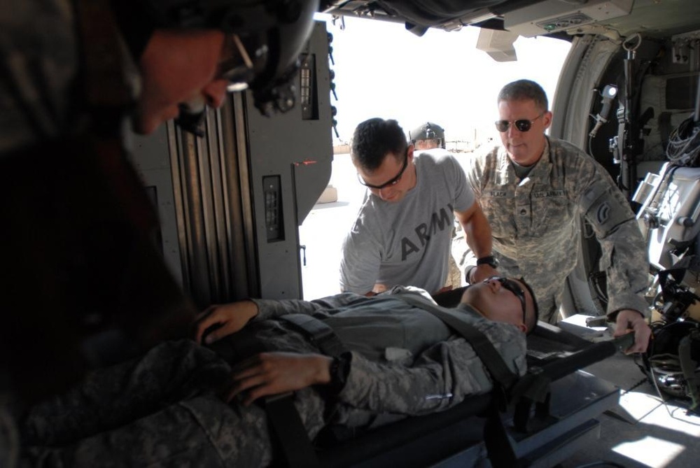 40th CAB MEDEVAC crew treats soldiers like family