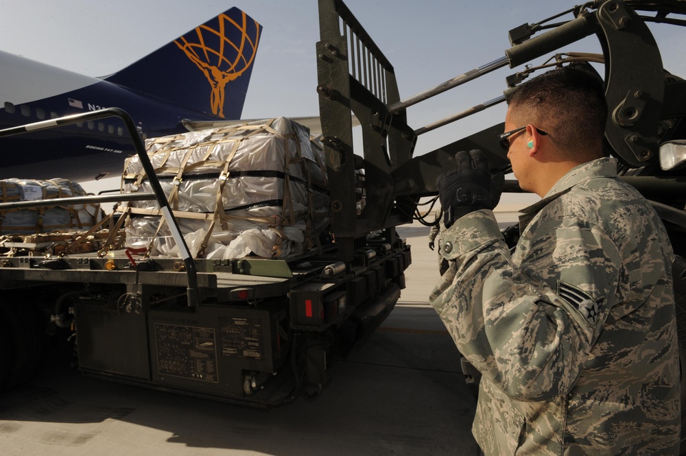 Mobility Airman profile: Joint Base Andrews senior airman supports aerial port ops at Southwest Asia base