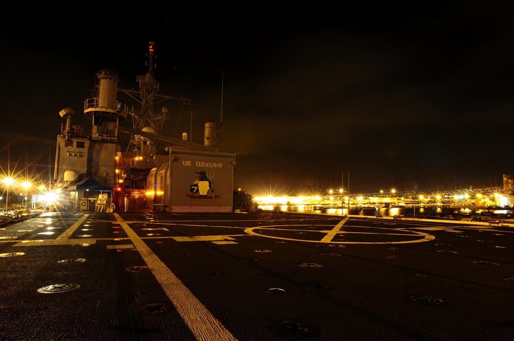 USS Cleveland in Hawaii