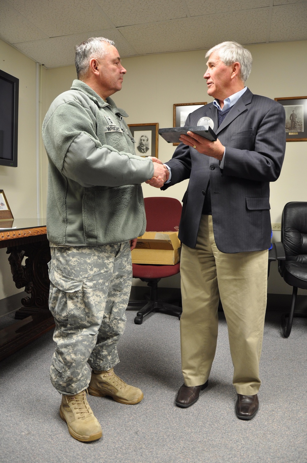 Wyoming Guard receives Wyoming Geographic Alliance award