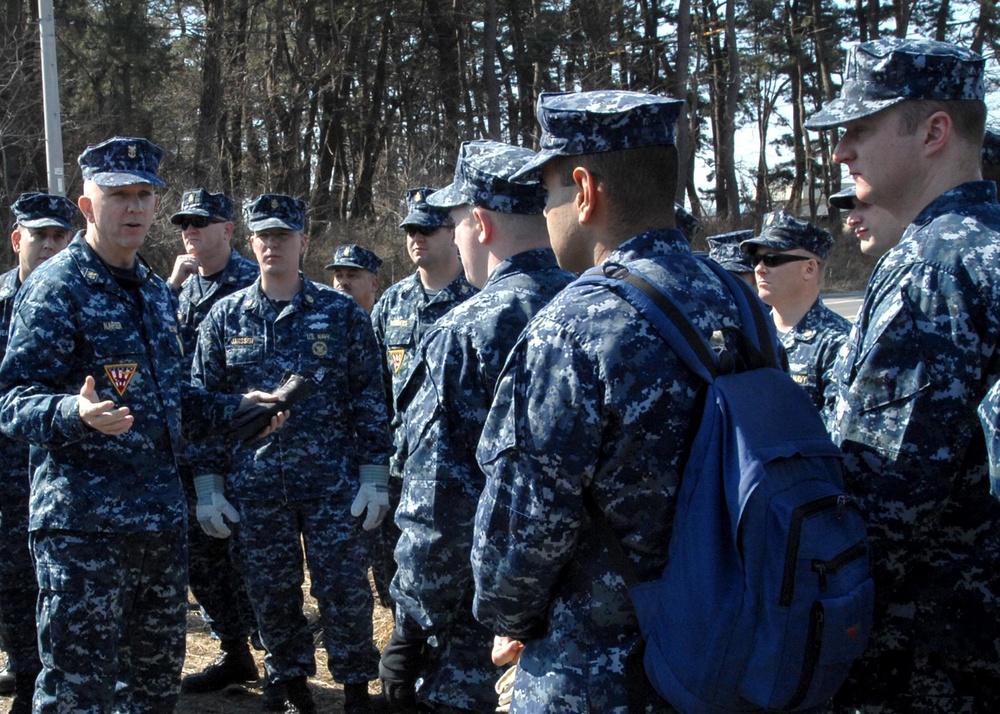 Misawa Chiefs and First Classes Help with Tsunami Recovery