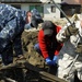 Misawa Chiefs and First Classes Help with Tsunami Recovery