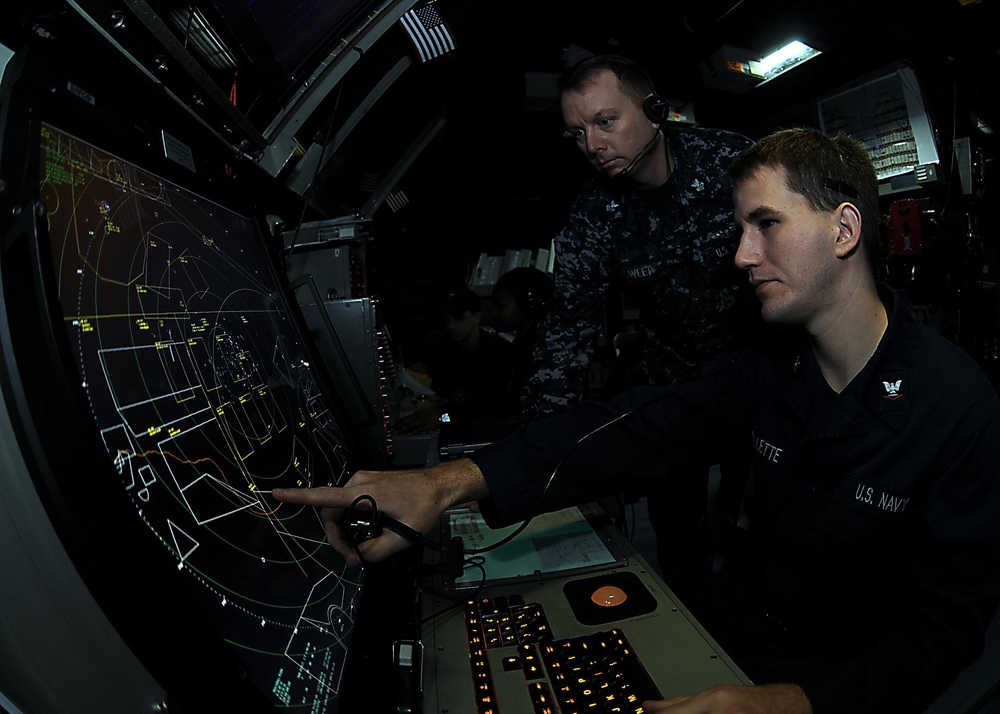 Tracking aircraft on Kearsarge