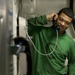 USS Carl Vinson Sailor Talks on Phone