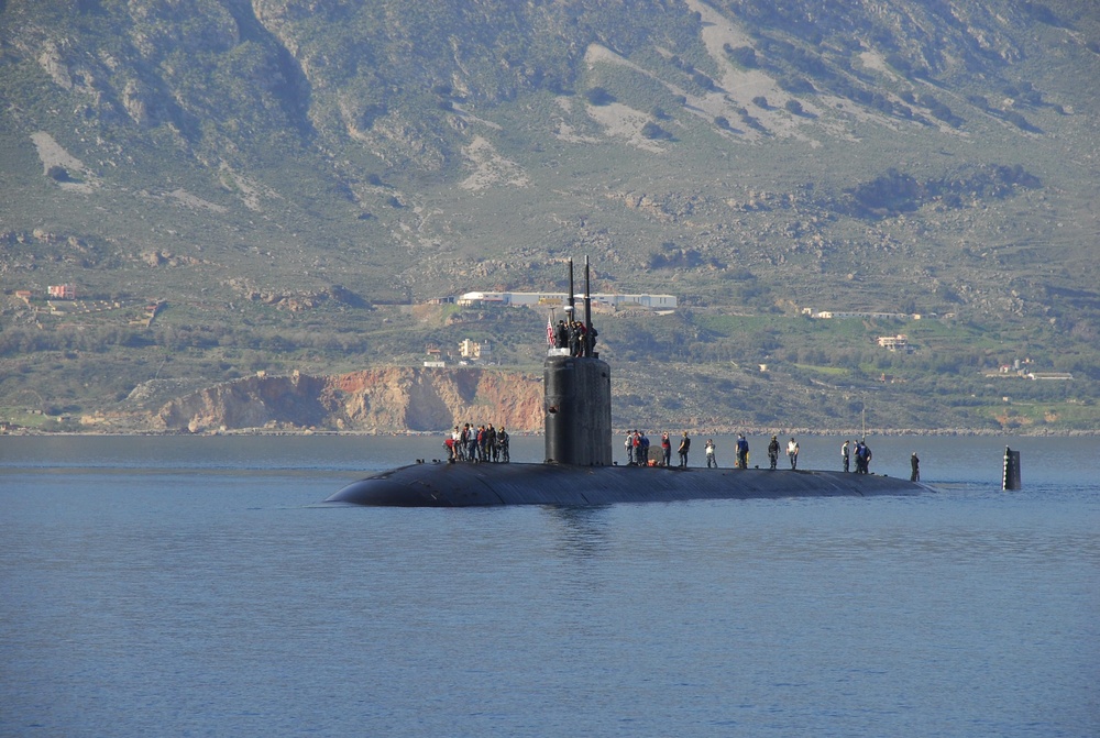 USS Scranton Arrives in Greece