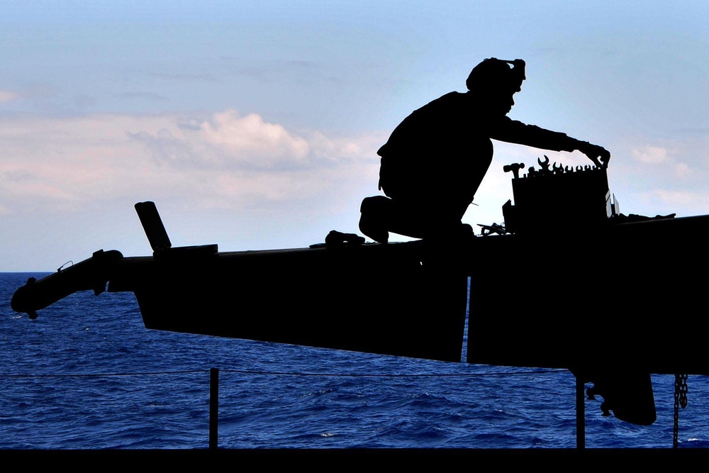 USS Ronald Reagan Action