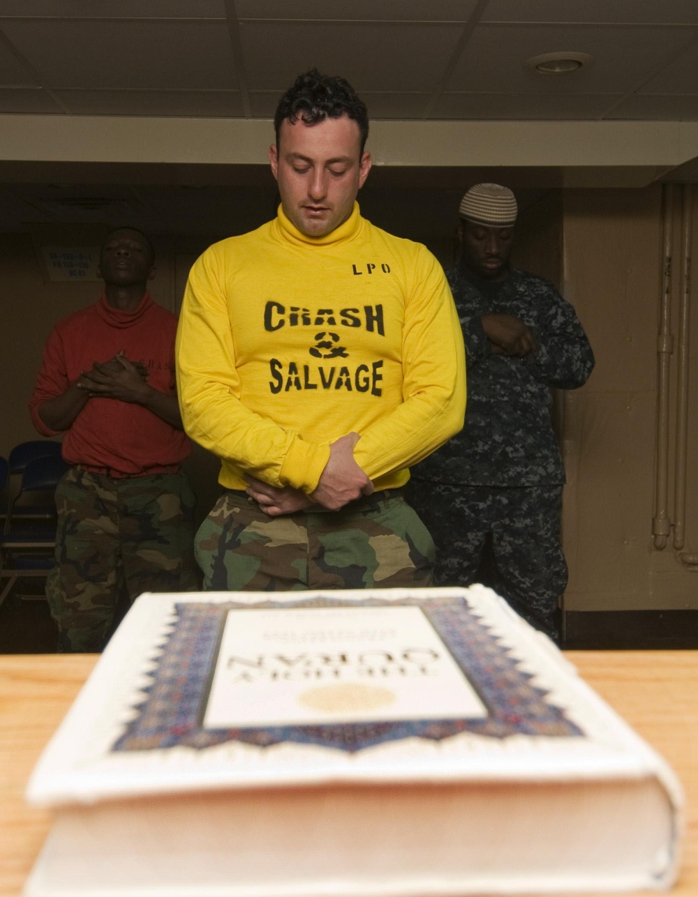 Muslim Prayer Service Aboard the USS George Washington