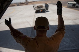 FAST support for C-130 air transport to HOA