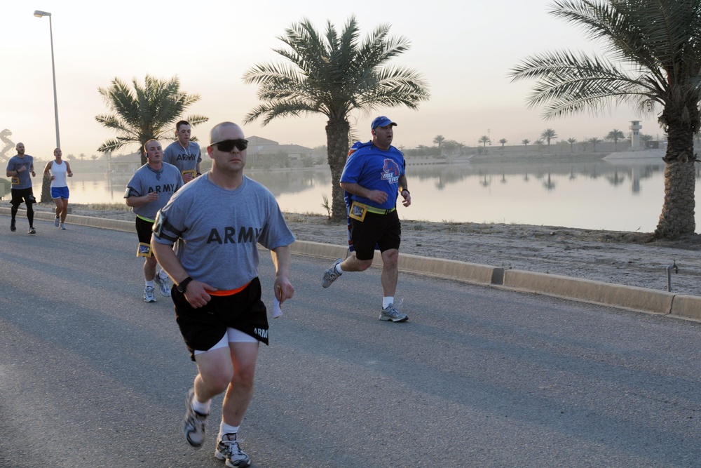 116th Soldiers run to Beat Coach Pete