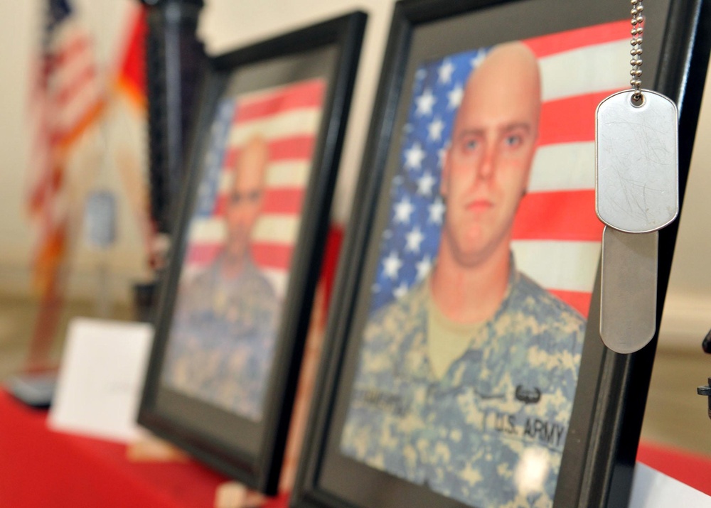 Thunder Soldiers honor two fallen comrades in Faryab