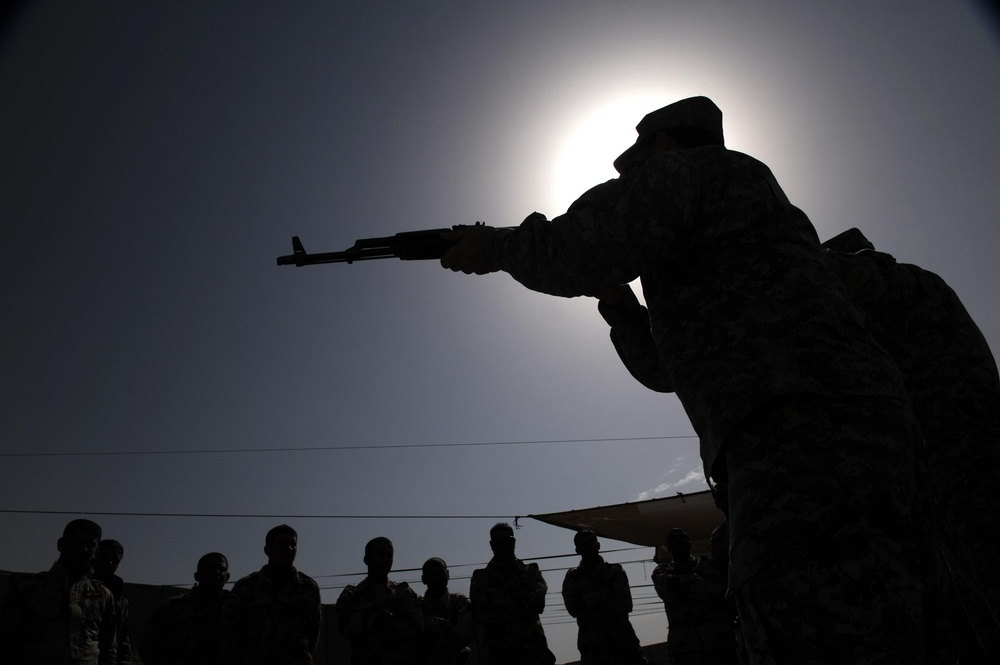 Iraqi army training