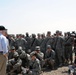 116th soldiers speak with Secretary of Defense