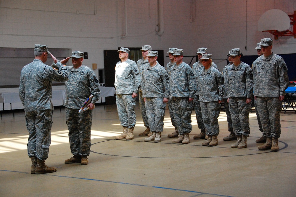 B Company, 1st BSTB, 1/34th ID Departure Ceremony