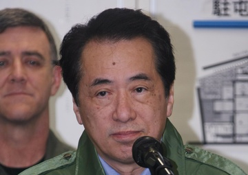Prime Minister Naoto Kan visits JTF-TH