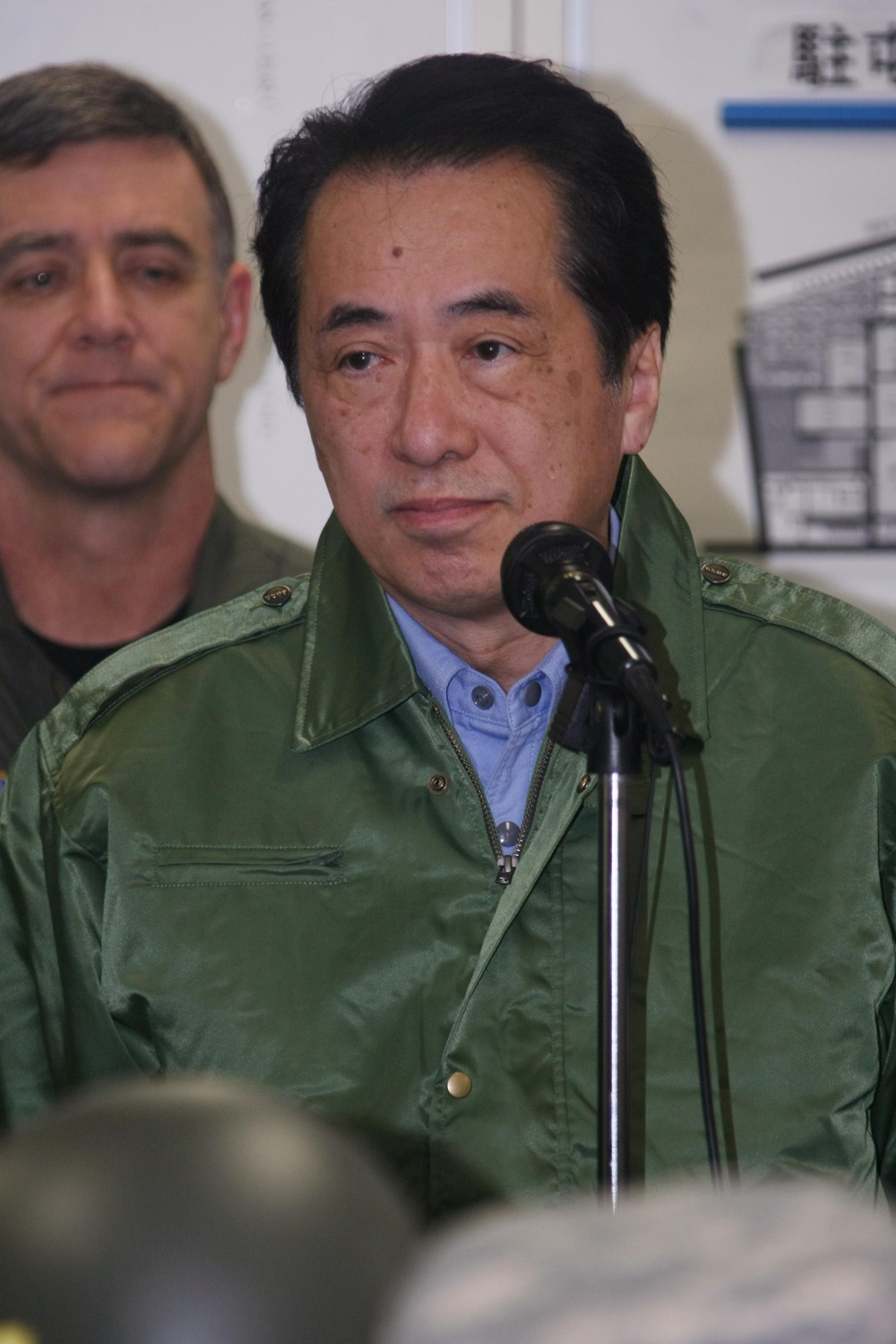 Prime Minister Naoto Kan visits JTF-TH