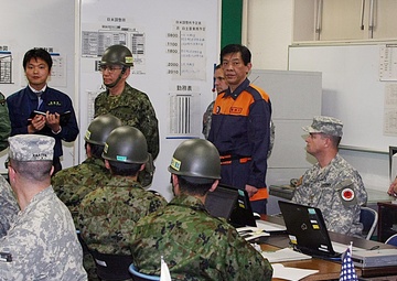 Prime Minister Naoto Kan visits JTF-TH