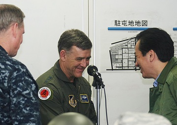 Prime Minister Naoto Kan visits JTF-TH
