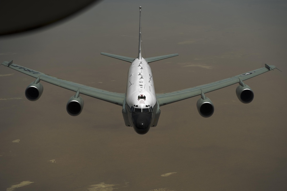 KC-135 Refueling mission over Afghanistan