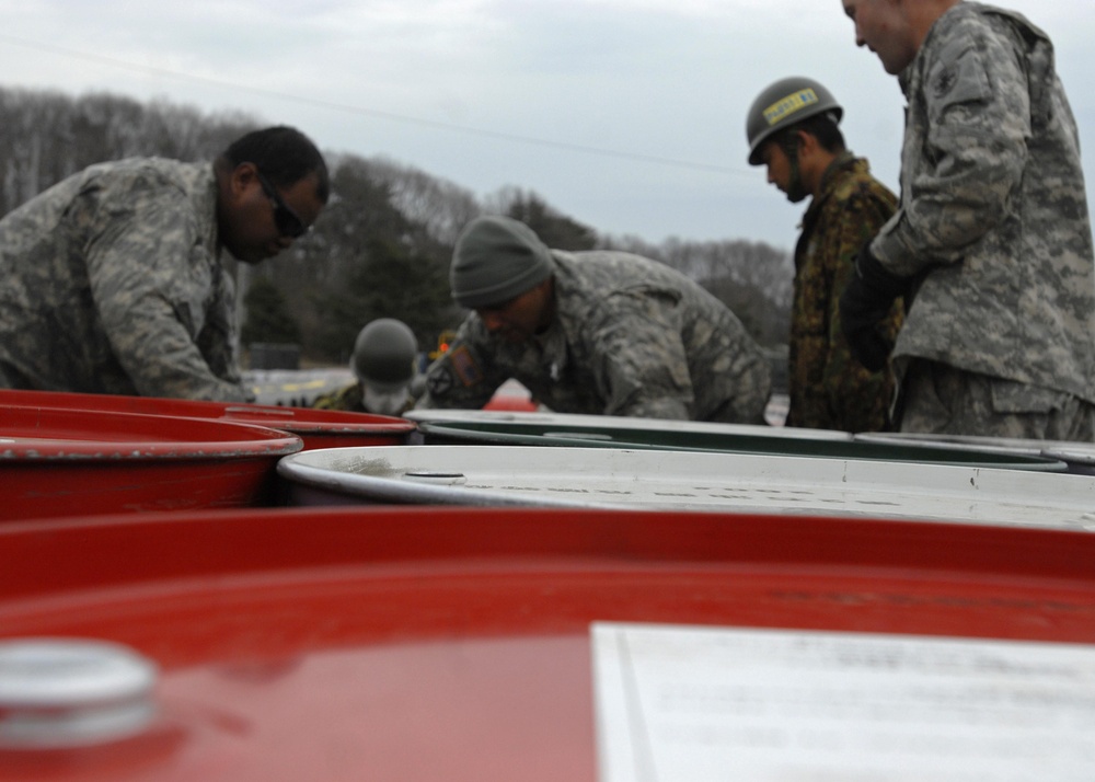 Fueling Progress: Soldiers help deliver fuel to Japanese