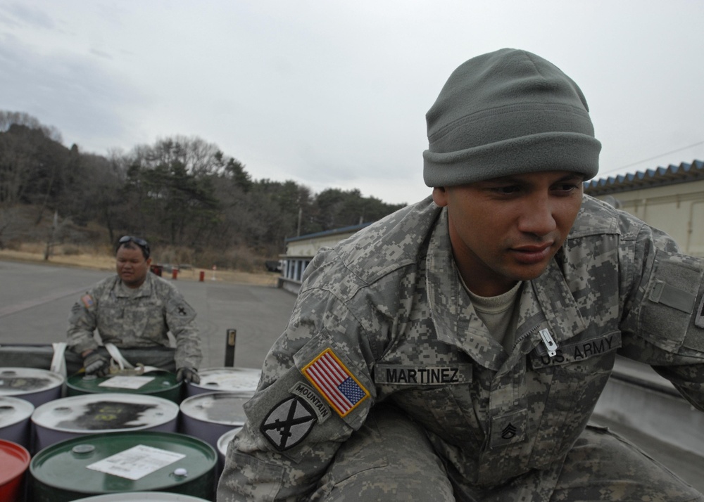 Fueling Progress: Soldiers help deliver fuel to Japanese
