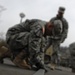 US Soldiers build showers for tsunami victims