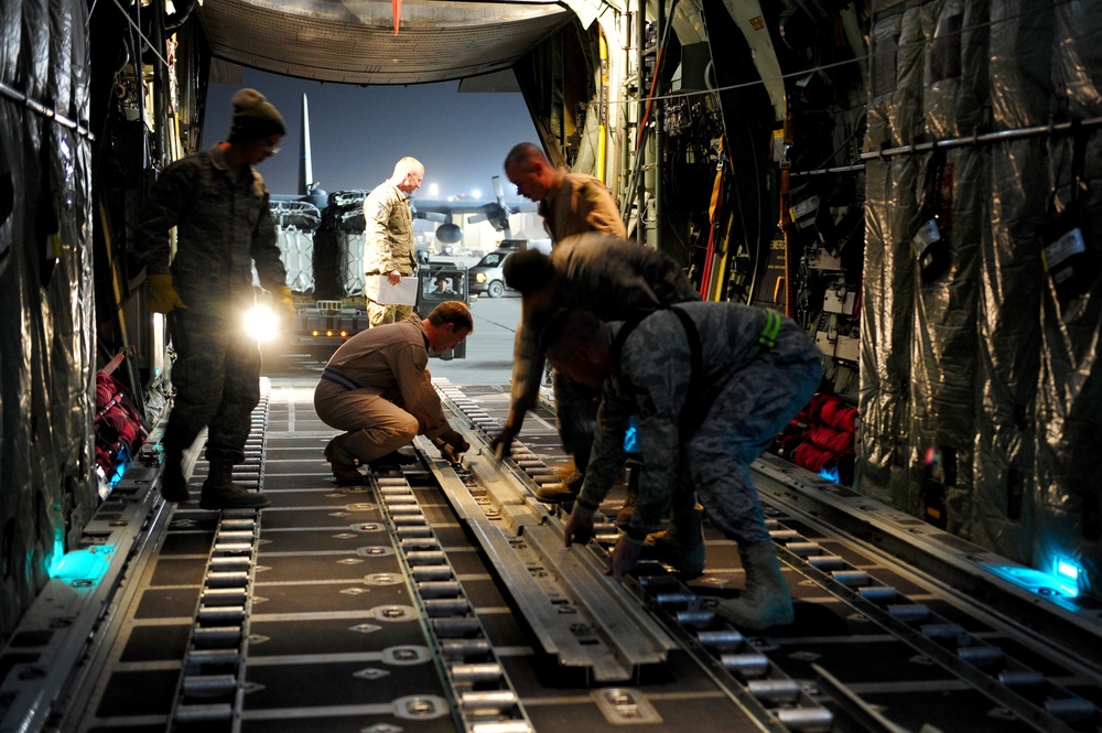 C-130 Air Drop Resupply Mission