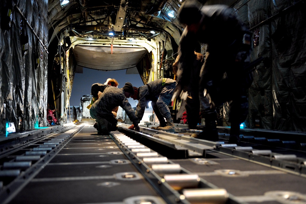 C-130 Air Drop Resupply Mission