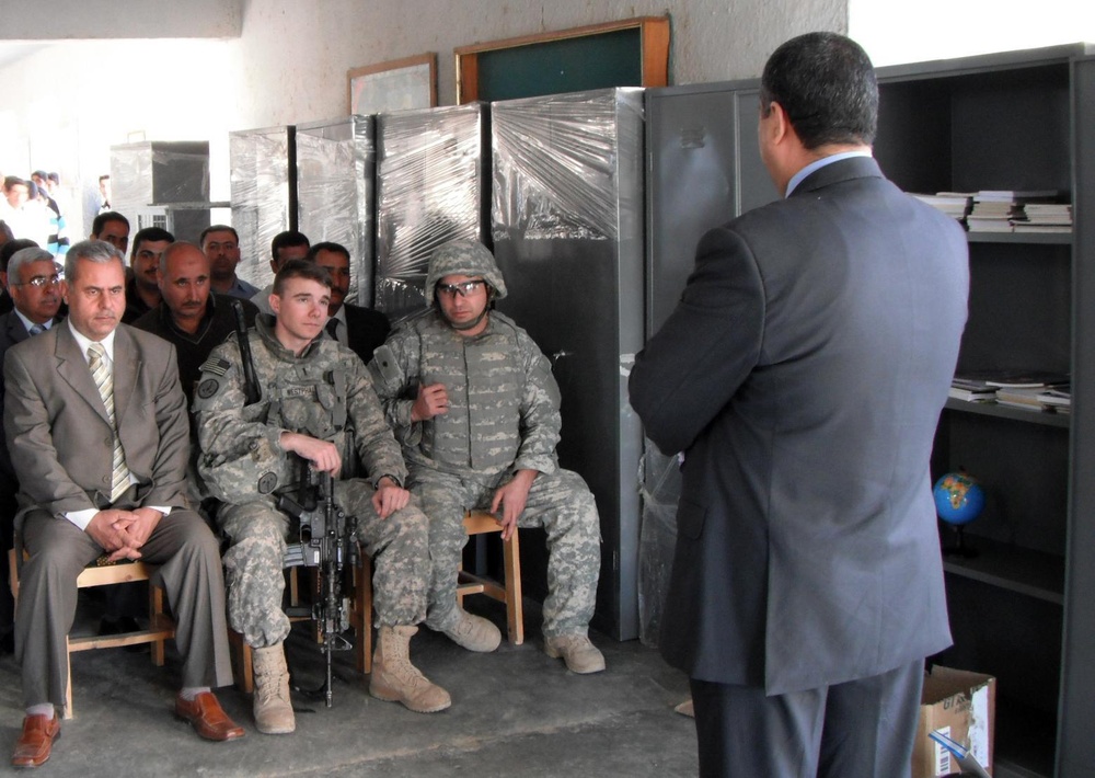 3rd ACR Troopers focus on education in Babil province