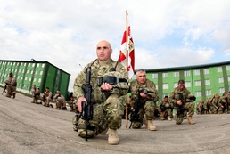 Marines and Georgian delegates appreciate selfless service of Georgian soldiers