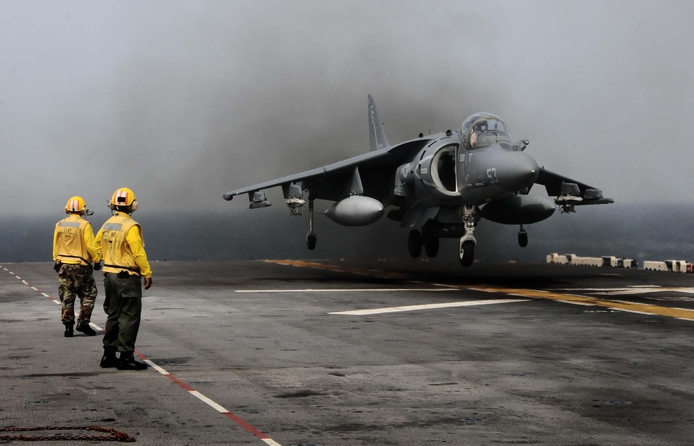 USS Bataan action